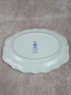 🌿 Grand plat ancien Lunéville Kg – Décor toile de Jouy bleu 🌿