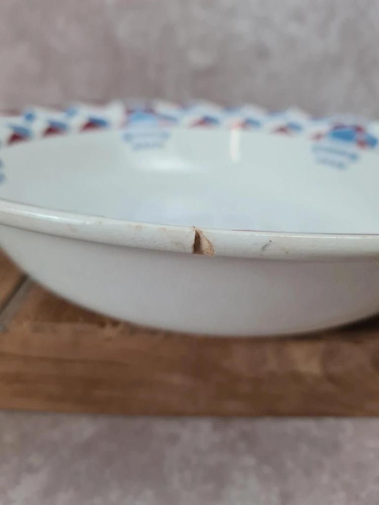 Grand plat ancien Moulin des Loups – Modèle Régional 🇫🇷