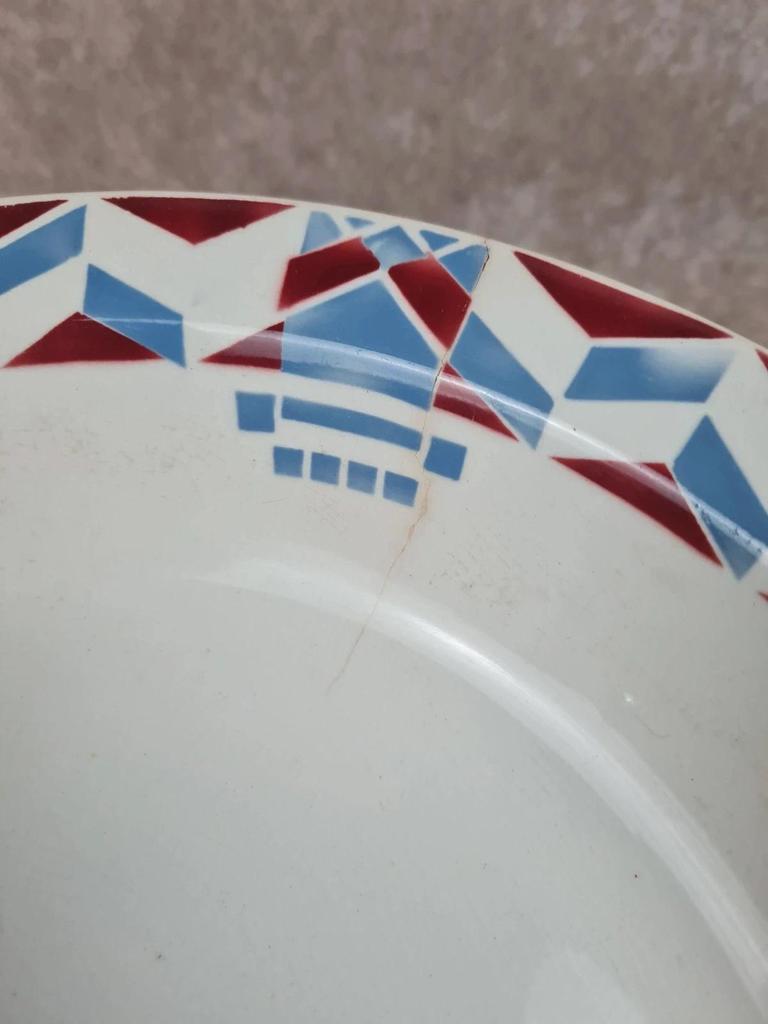 Grand plat ancien Moulin des Loups – Modèle Régional 🇫🇷