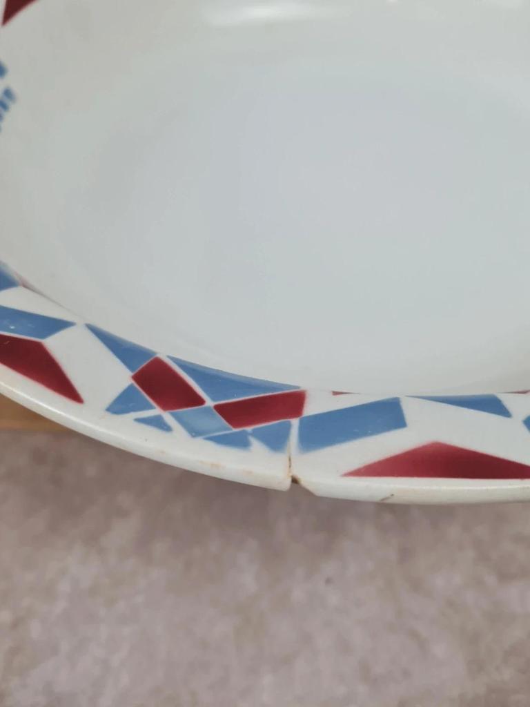 Grand plat ancien Moulin des Loups – Modèle Régional 🇫🇷