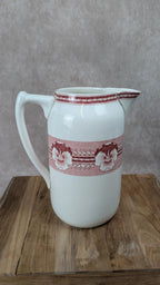 Grand pot de toilette ancien Digoin modèle Parma