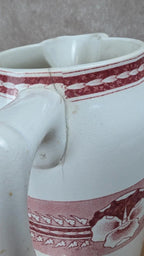 Grand pot de toilette ancien Digoin modèle Parma