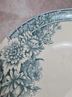 Grand saladier ancien Terre de Fer Gien – Modèle Saint - germain – 35 cm