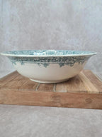 Grand saladier ancien Terre de Fer Gien – Modèle Saint - germain – 35 cm