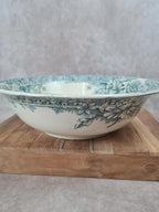 Grand saladier ancien Terre de Fer Gien – Modèle Saint - germain – 35 cm