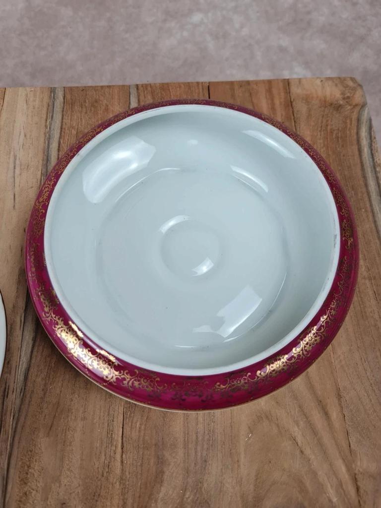 Grande boîte en porcelaine de Limoges décor Fragonard 💖
