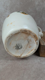 Grande cruche ancienne Villeroy & Boch 🌿 faïence émaillée décor floral