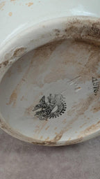 Grande cruche ancienne Villeroy & Boch 🌿 faïence émaillée décor floral