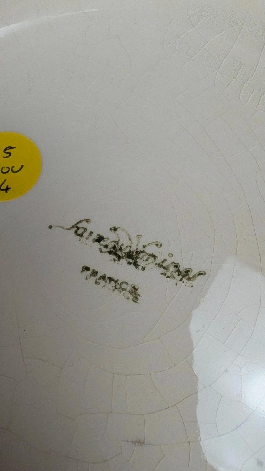 Grande soupière ancienne Sarreguemines –