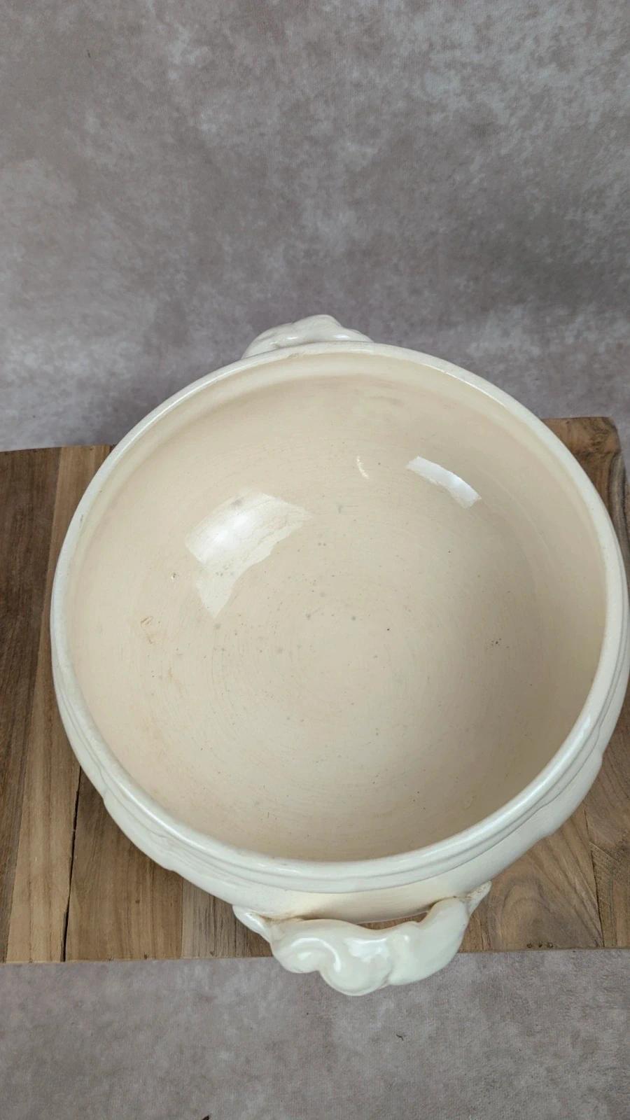 Grande soupière ancienne Sarreguemines –