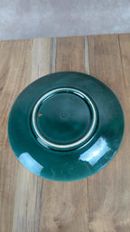 Grande tasse vintage Saint - clément + sous - tasse verte