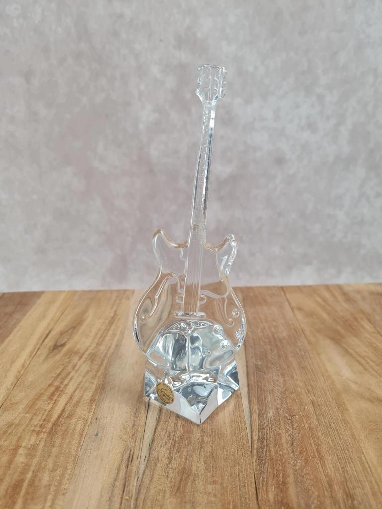 Guitare décorative en cristal – Cristal d’arques France
