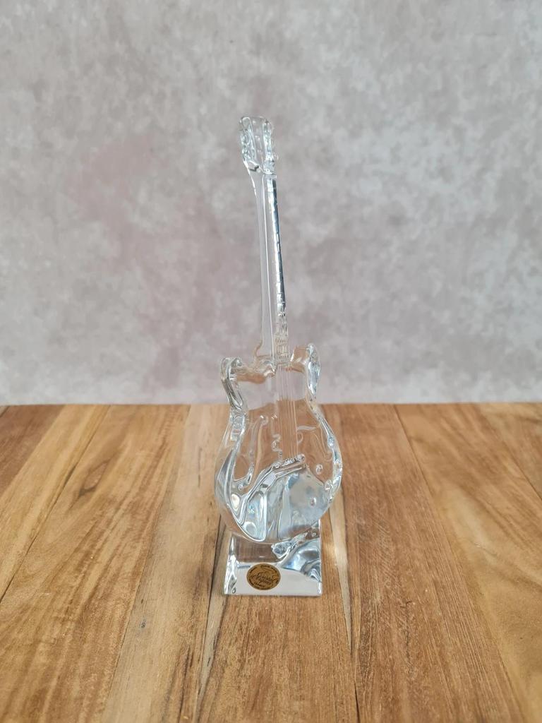 Guitare décorative en cristal – Cristal d’arques France