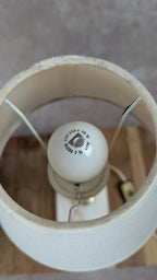 Lampe vintage en albâtre & laiton – élégance classique