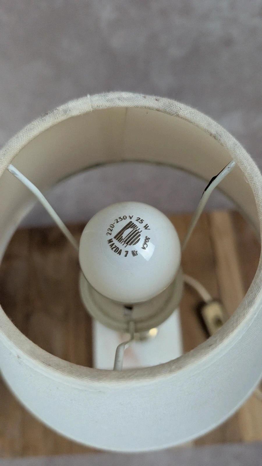 Lampe vintage en albâtre & laiton – élégance classique