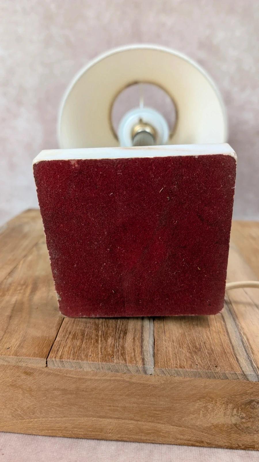 Lampe vintage en albâtre & laiton – élégance classique