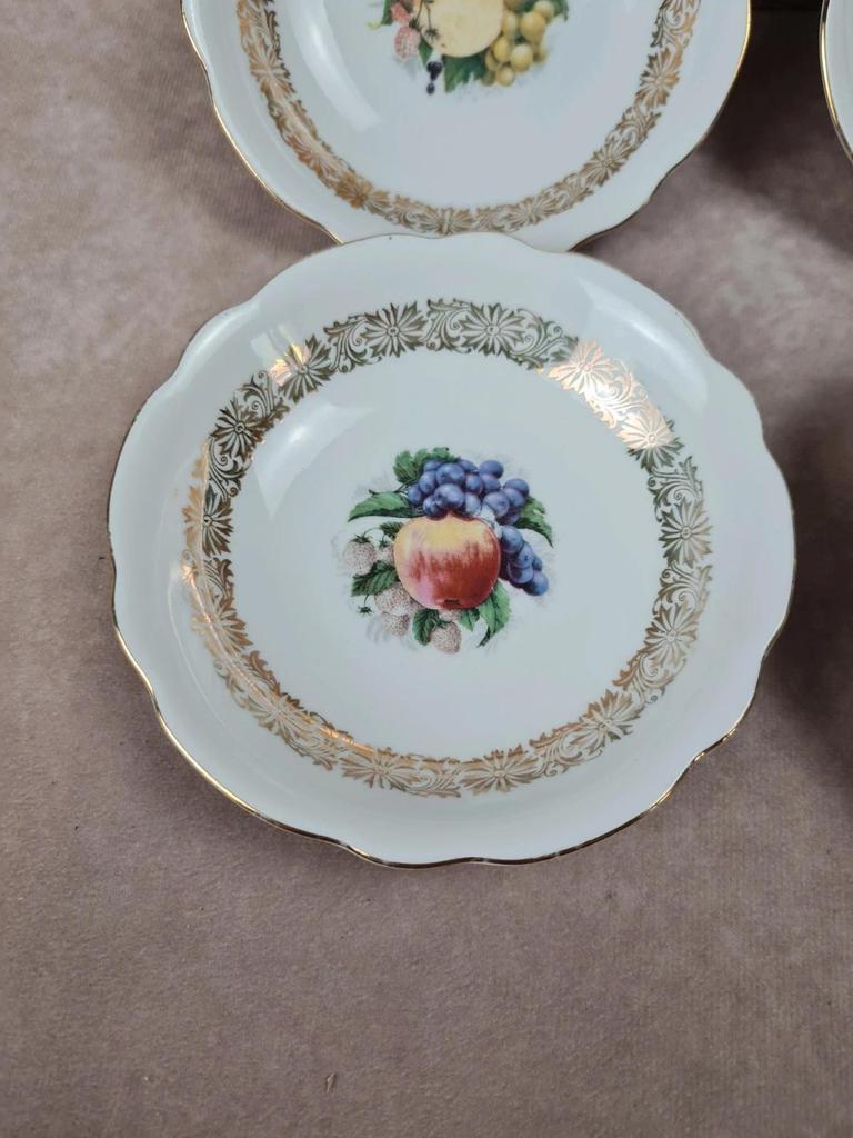 🍑 Lot ancien Bavaria – 1 grand saladier + 6 coupelles à fruits 🍇🍊