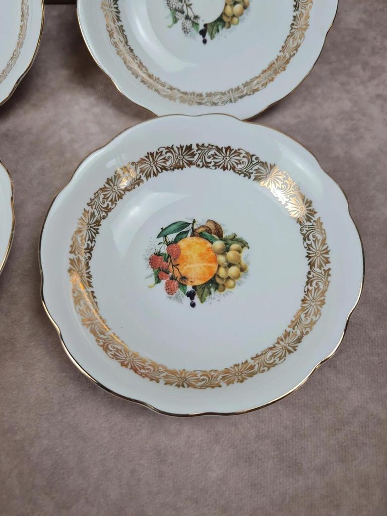 🍑 Lot ancien Bavaria – 1 grand saladier + 6 coupelles à fruits 🍇🍊