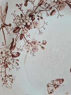 Lot de 2 assiettes anciennes Terre de Fer – Cie Franco - anglaise Paris