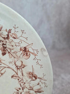 Lot de 2 assiettes anciennes Terre de Fer – Cie Franco - anglaise Paris