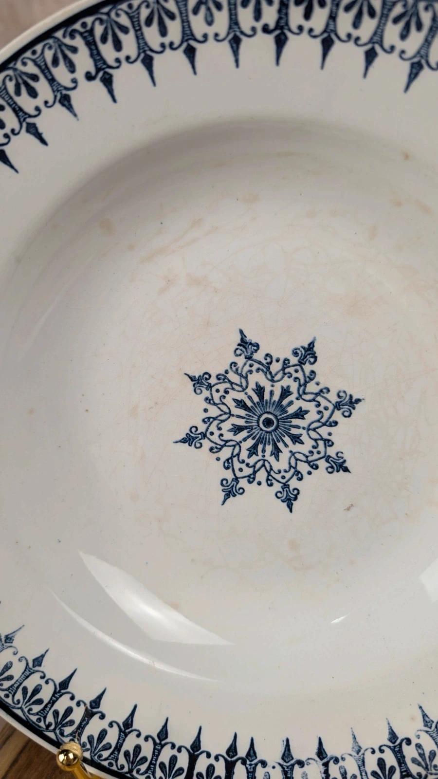 Lot de 2 assiettes creuses anciennes Saint - amand – Primax