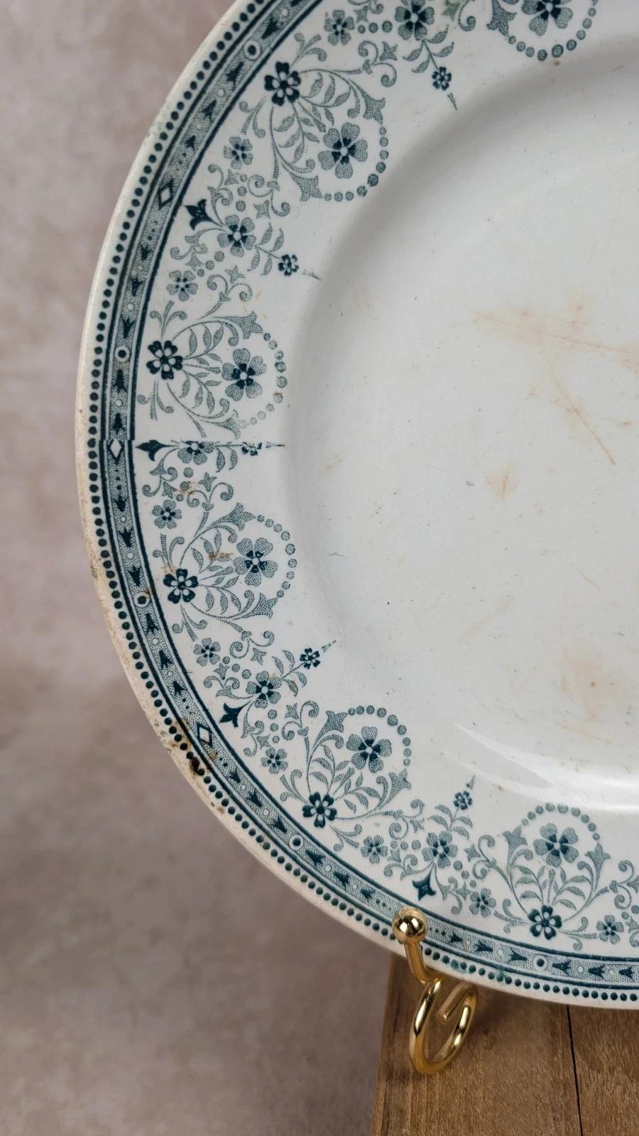 Lot de 2 assiettes Moulin des Loups – modèle Marceau – vintage