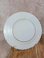 Lot de 2 assiettes vintage Duralex blanches