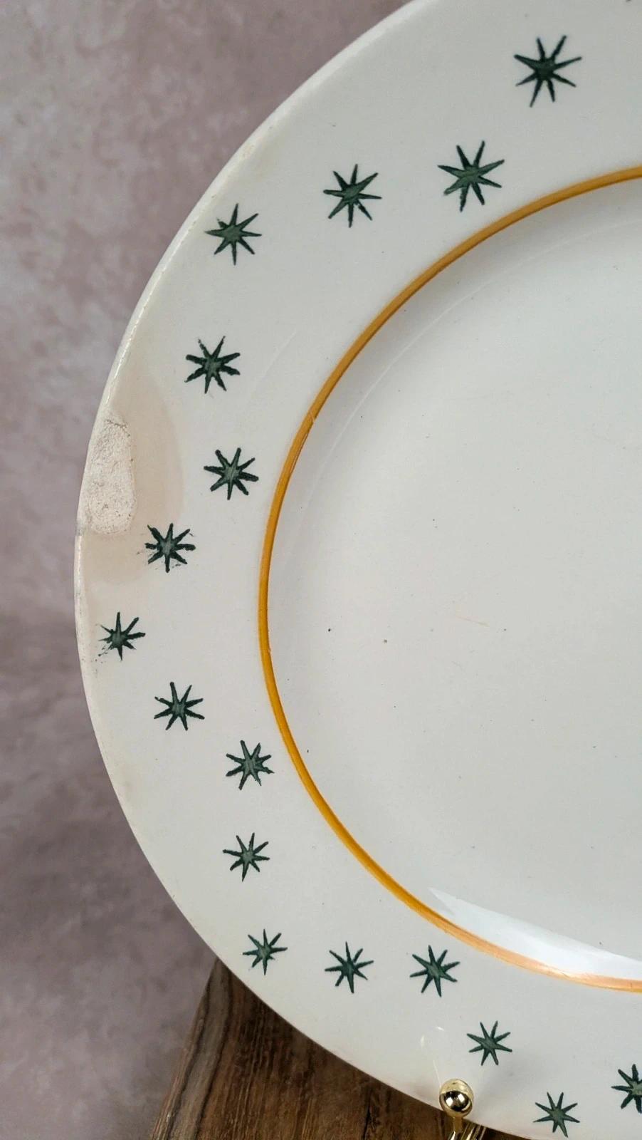 Lot de 2 assiettes vintage Modèle Constellation Création Primefleur Gien