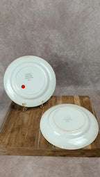 Lot de 2 assiettes vintage Modèle Constellation Création Primefleur Gien