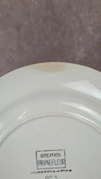 Lot de 2 assiettes vintage Modèle Constellation Création Primefleur Gien