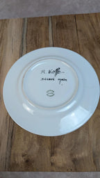 Lot de 2 tasses + soucoupes – Porcelaine de Limoges décorée main