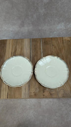 Lot de 2 tasses + sous - coupes Sarreguemines