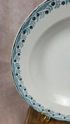 Lot de 3 assiettes creuses Orléans Sarreguemines & Digoin