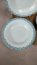 Lot de 3 assiettes creuses Orléans Sarreguemines & Digoin