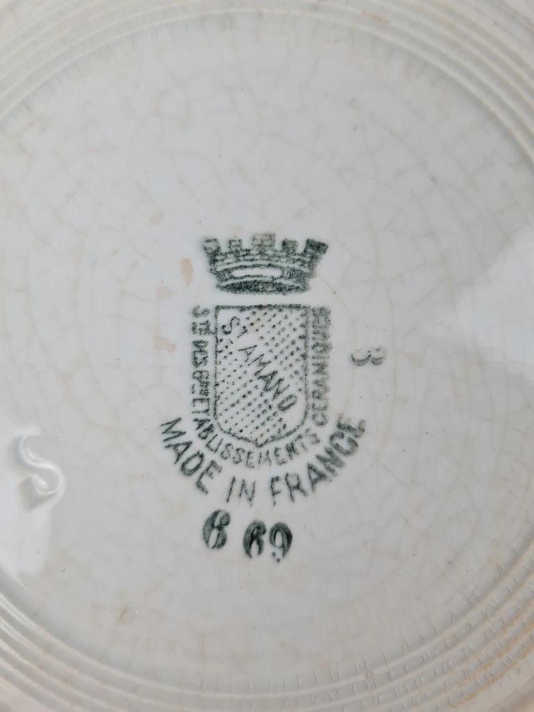 🥣 Lot de 3 assiettes creuses vintage St. Amand France