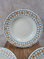 🥣 Lot de 3 assiettes creuses vintage St. Amand France