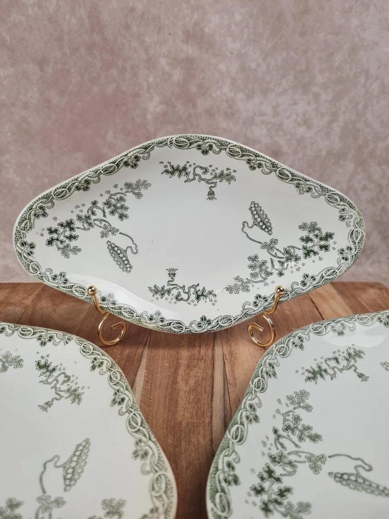 Lot de 3 raviers anciens Saint - amand – modèle Modern Style 🌿