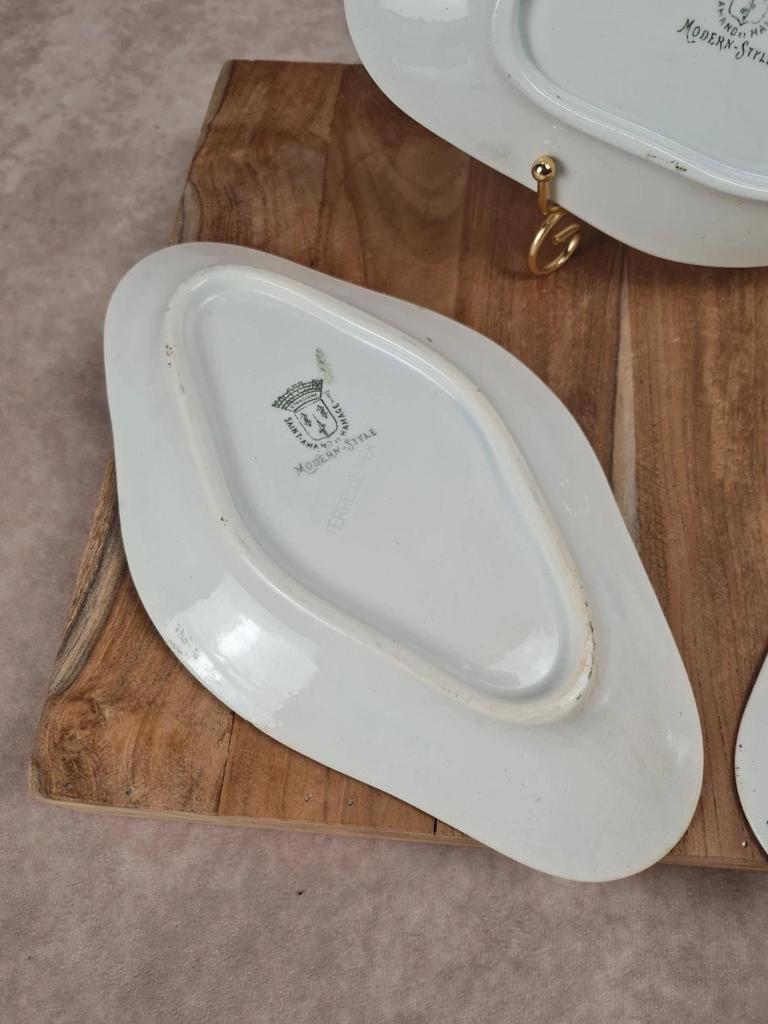 Lot de 3 raviers anciens Saint - amand – modèle Modern Style 🌿