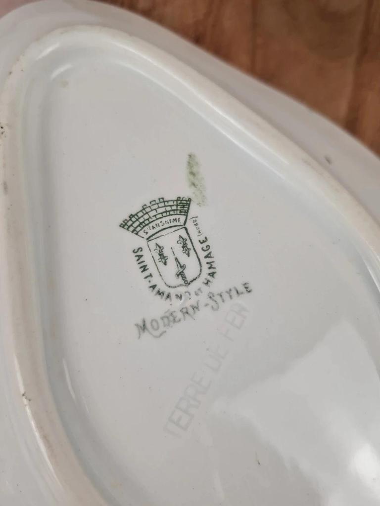 Lot de 3 raviers anciens Saint - amand – modèle Modern Style 🌿