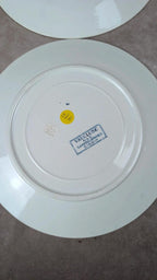 Lot de 4 assiettes anciennes Sarreguemines Digoin – Modèle Vaucluse