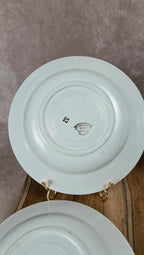 Lot de 4 assiettes creuses Kg Lunéville – Modèle Lucien terre de fer