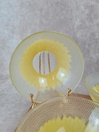 🌻 Lot de 4 bols vintage en verre Pasari 🌻