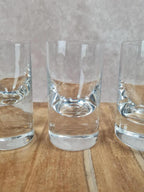 Lot de 4 verres cristal Baccarat – Service Tir