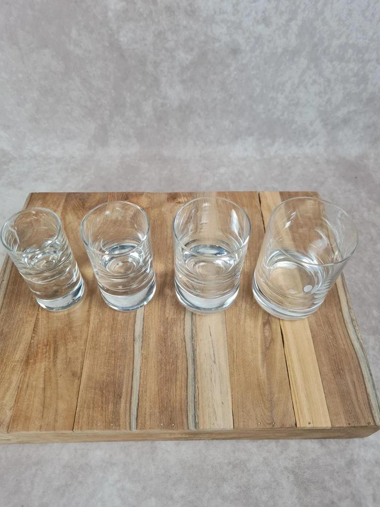 Lot de 4 verres cristal Baccarat – Service Tir
