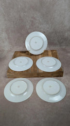Lot de 5 assiettes à dessert dragon doré – porcelaine japonaise vintage