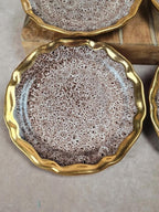 Lot de 6 Assiettes à Dessert – Marius Giuge Vallauris – Pièces Rares & Collection 💛