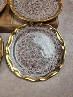 Lot de 6 Assiettes à Dessert – Marius Giuge Vallauris – Pièces Rares & Collection 💛