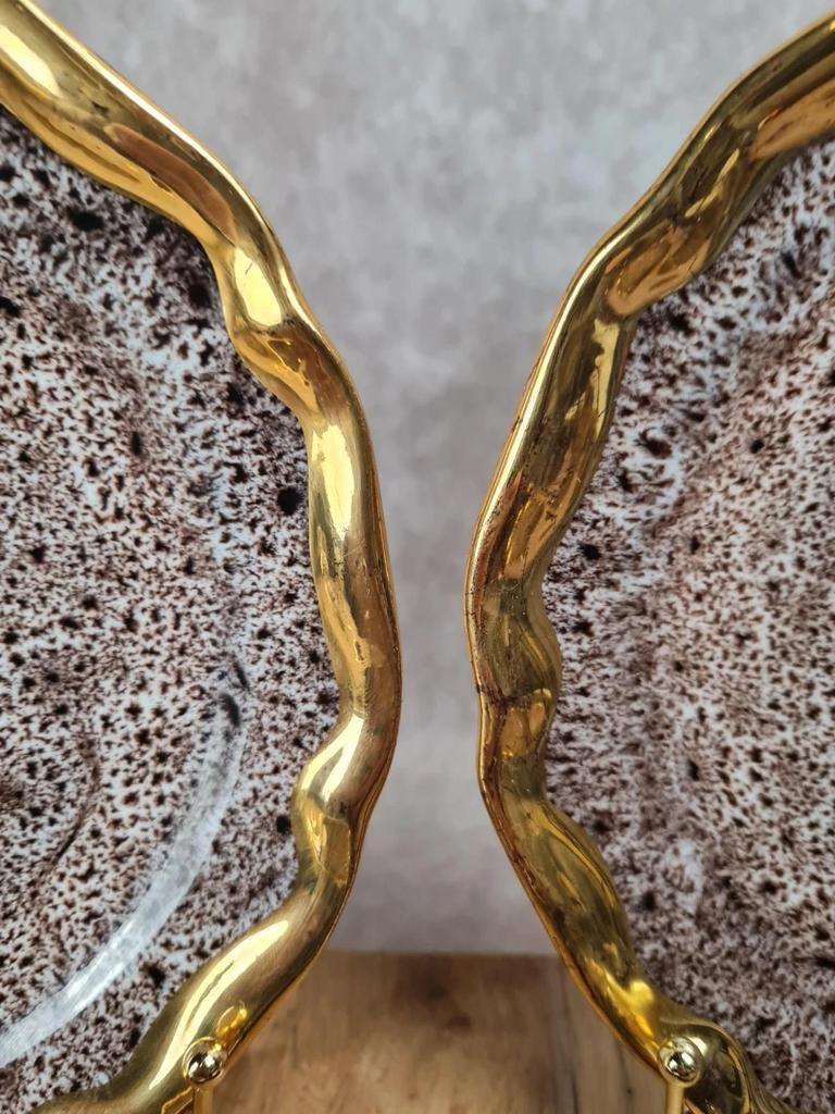 Lot de 6 Assiettes à Dessert – Marius Giuge Vallauris – Pièces Rares & Collection 💛