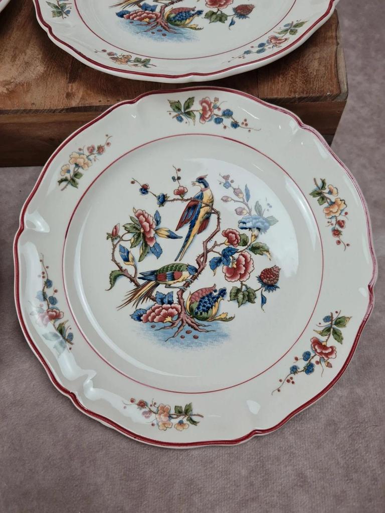 Lot de 6 assiettes à dessert Villeroy & Boch – modèle Phoenix