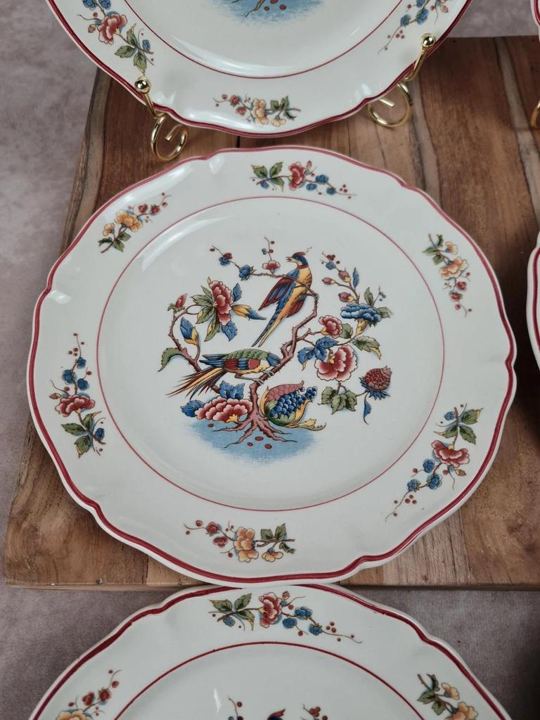 Lot de 6 assiettes à dessert Villeroy & Boch – modèle Phoenix